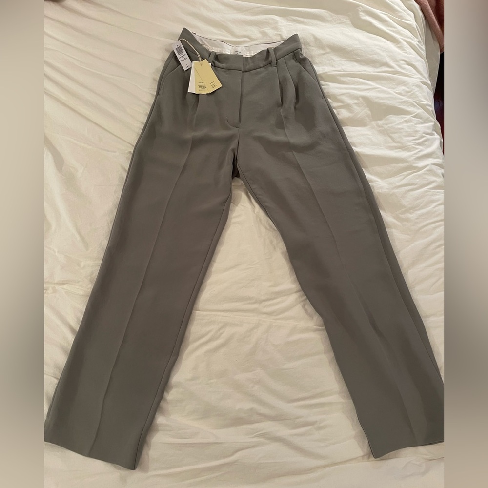 Aritzia Effortless Pant Tall Basalt Grey